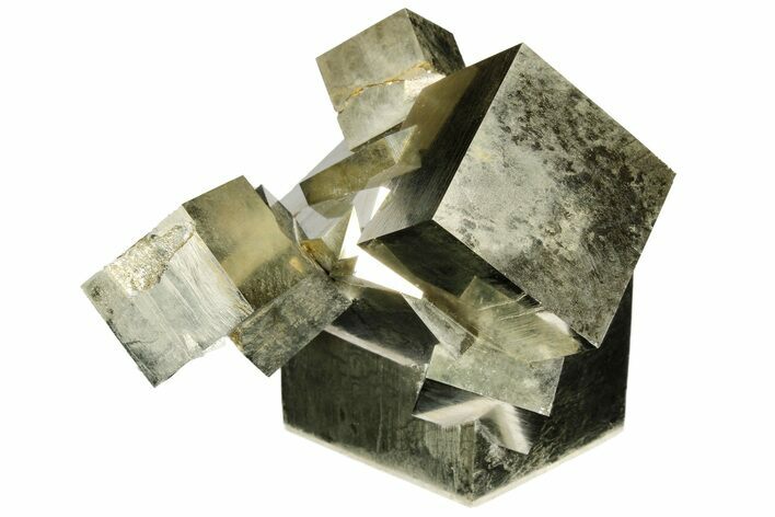 Natural Pyrite Cube Cluster - Spain #177097